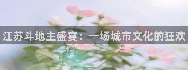 江苏斗地主盛宴：一场城市文化的狂欢